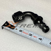 -10 AN / Push Lock Hose End-XtremeCFM-90 Degree -10AN / Push Lock Hose End-XCFM-10035