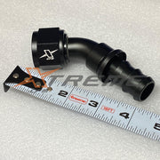 -12 AN / Push Lock Hose End-XtremeCFM-45 Degree -12AN / Push Lock Hose End-XCFM-10041