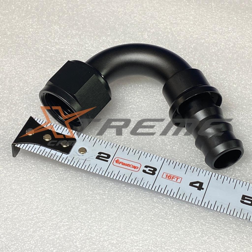 -12 AN / Push Lock Hose End-XtremeCFM-120 Degree -12AN / Push Lock Hose End-XCFM-10039
