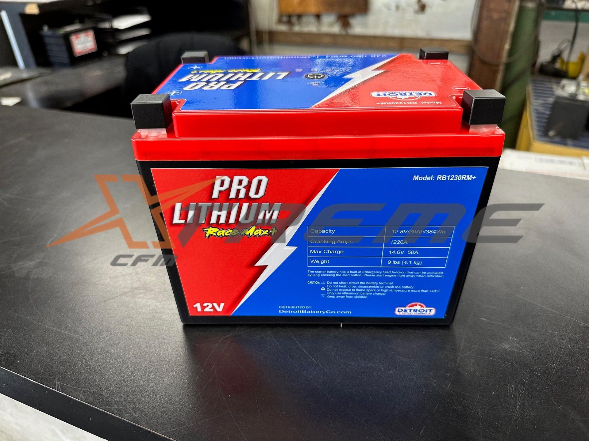 12v Pro Lithium Race+ Battery-Detroit Battery Company-