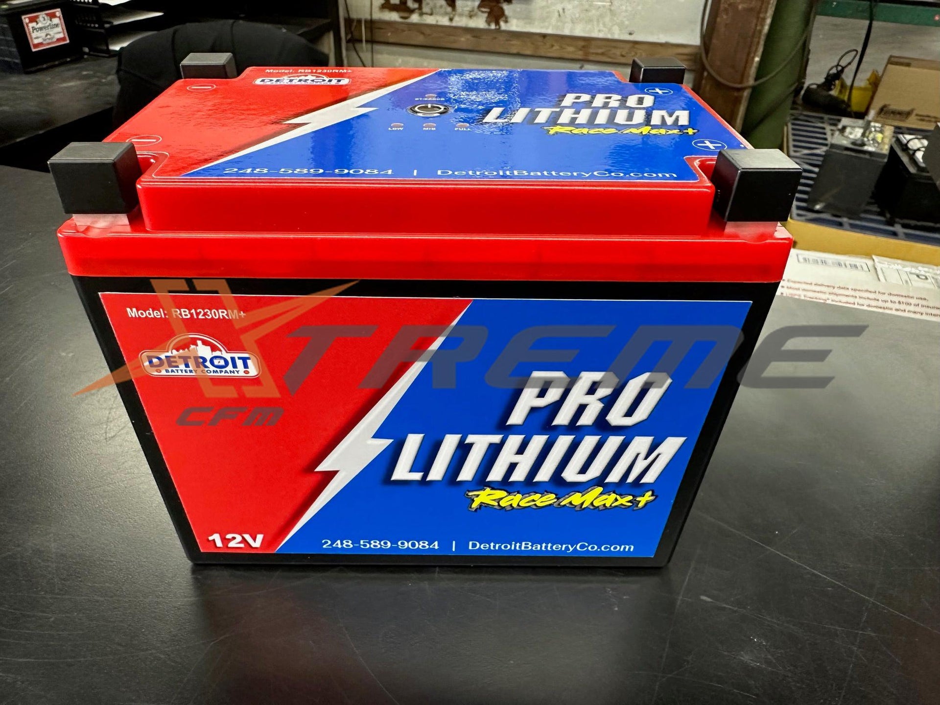 12v Pro Lithium Race+ Battery-Detroit Battery Company-