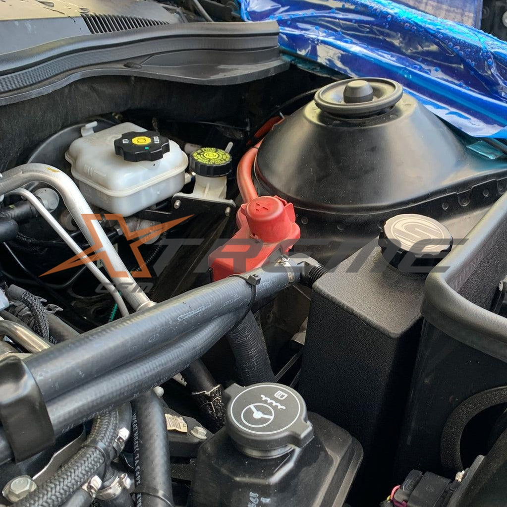 Under Hood View of the Synergy 5th Generation Camaro ZL1 Engine Bay Expansion/Water Tank.