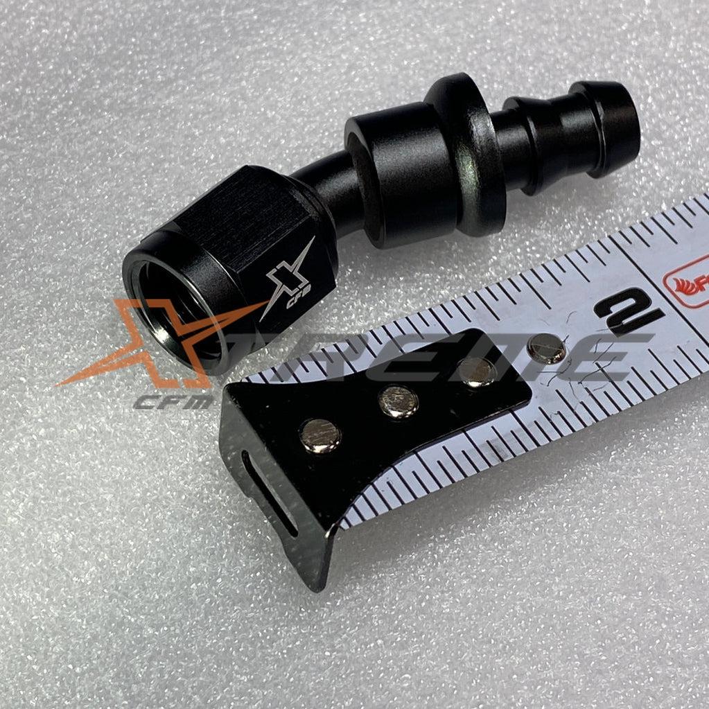 -6 AN / Push Lock Hose End-XtremeCFM-30 Degree -6AN / Push Lock Hose End-XCFM-10397