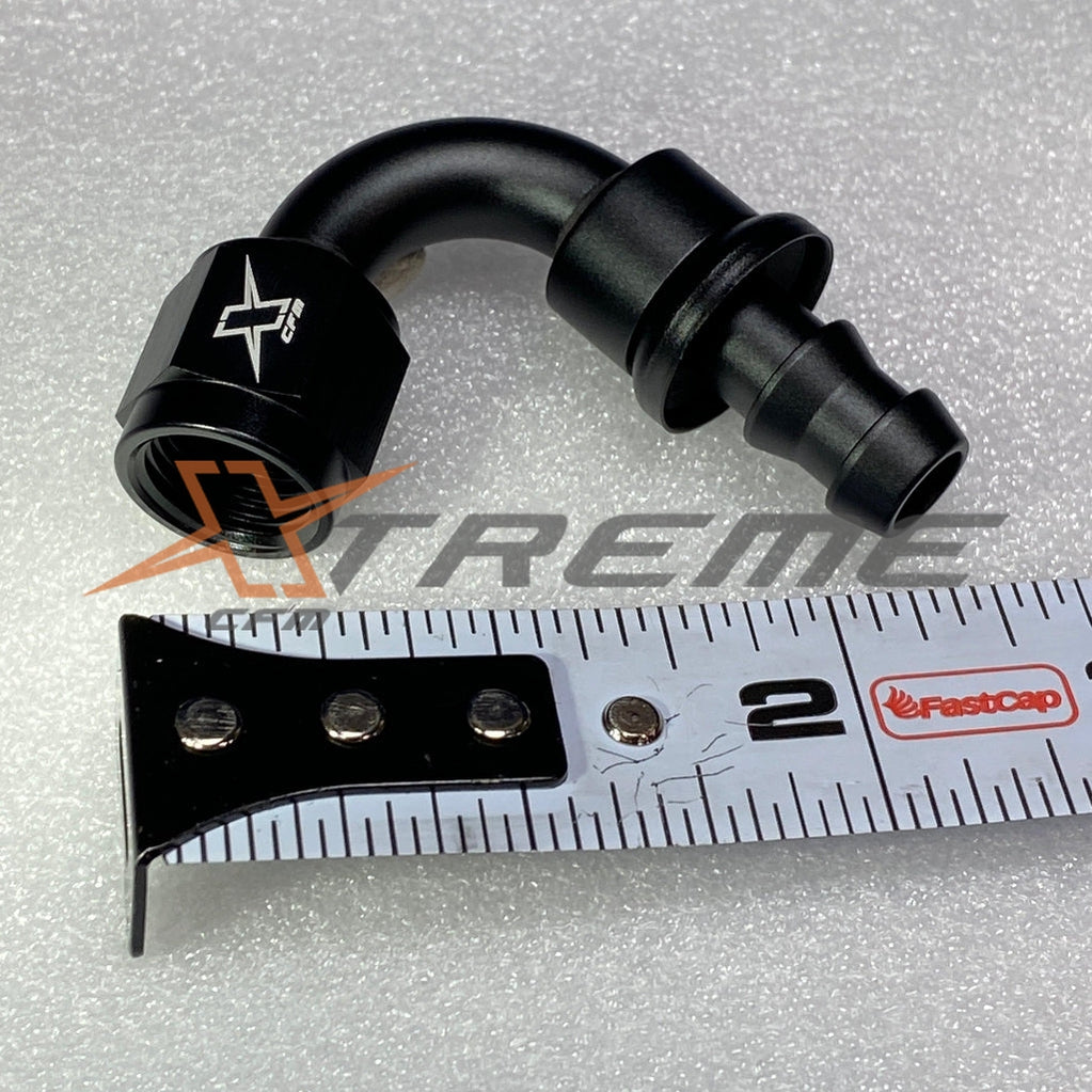 -6 AN / Push Lock Hose End-XtremeCFM-120 Degree -6AN / Push Lock Hose End-XCFM-10055