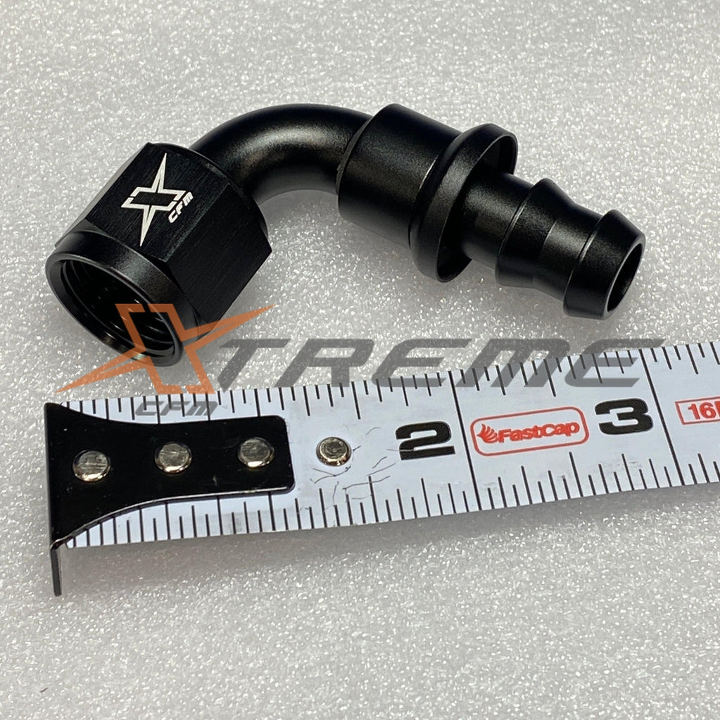 -8 AN / Push Lock Hose End-XtremeCFM-90 Degree -8AN / Push Lock Hose End-XCFM-10371