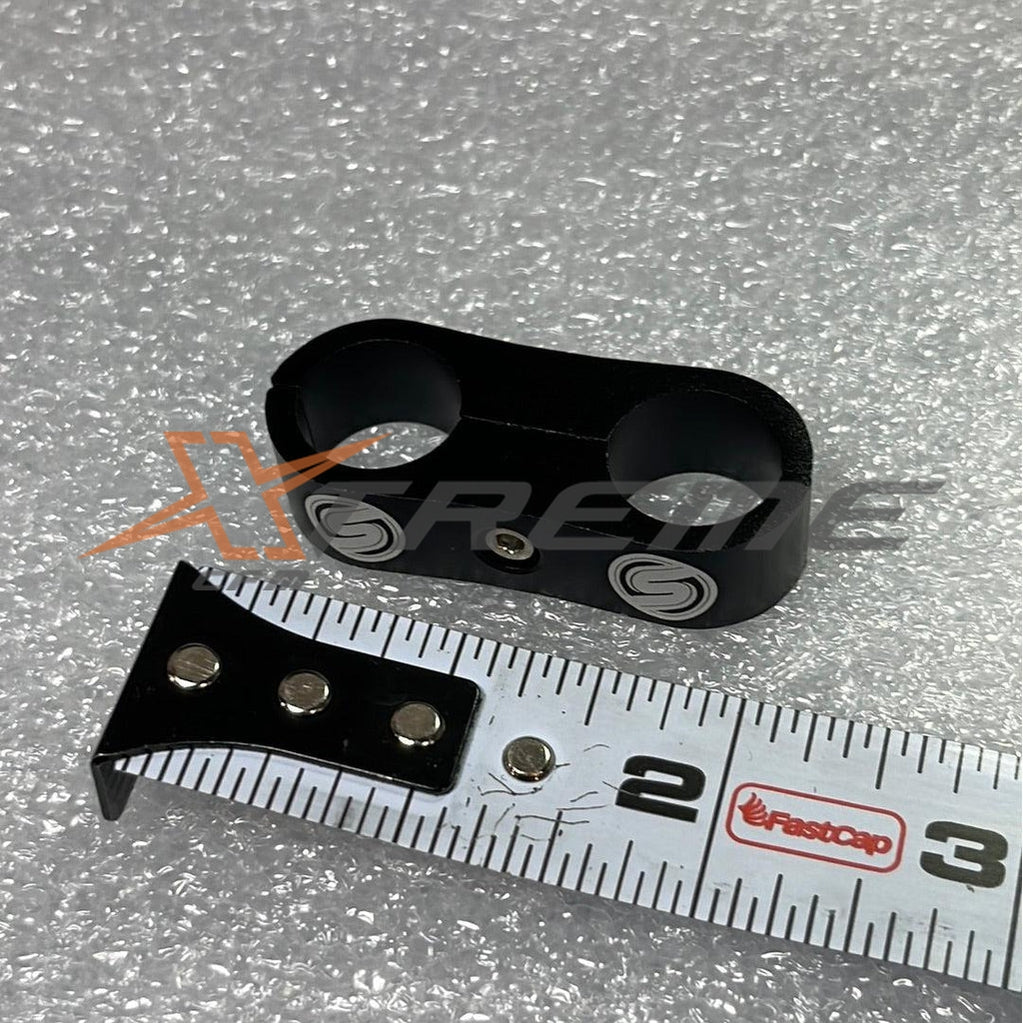 Billet Dual Hose Holder-XtremeCFM-#10 5/8" or 15.9mm-XCFM-10081