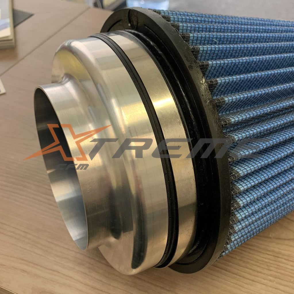 Synergy's 6 inch Air Filter Velocity Stack Assembled with Air Filter.