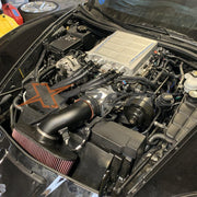 Synergy's C6 Corvette ZR1 High Flow 4.5" Cold Air Intake Installed.