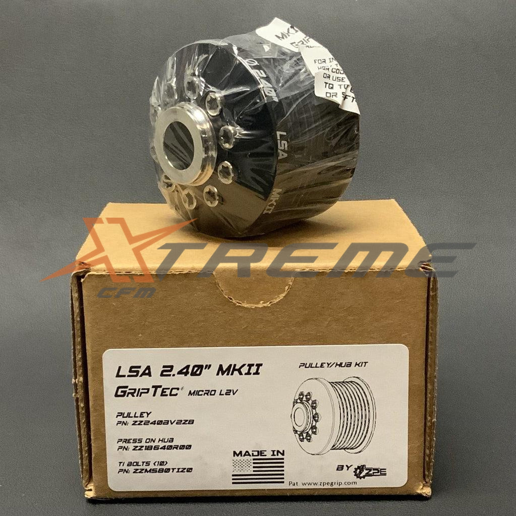 2.40 Inch GripTec ZPE Hub LSA Blower Pulley.
