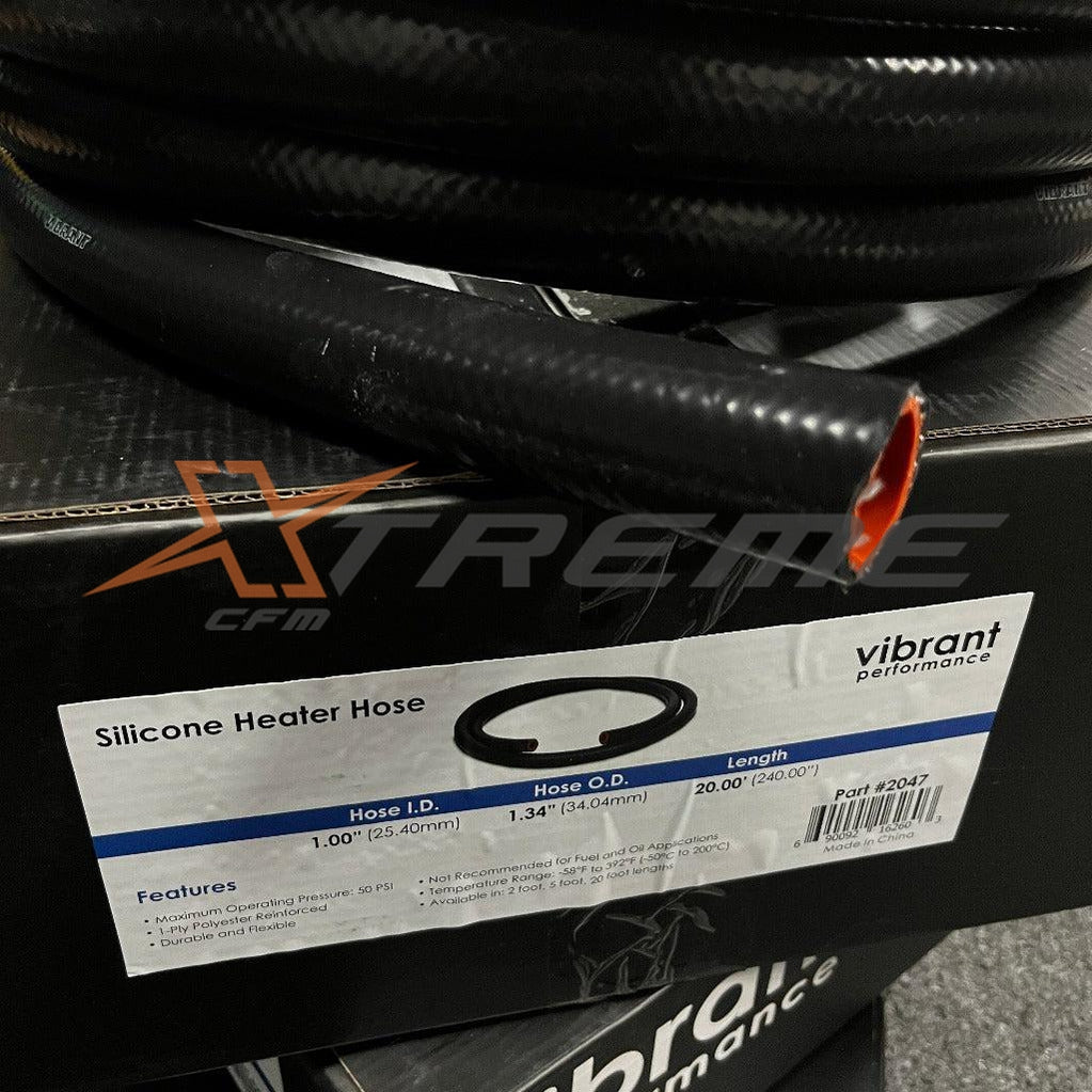 1" 16AN Vibrant Silicone Hose By The Foot